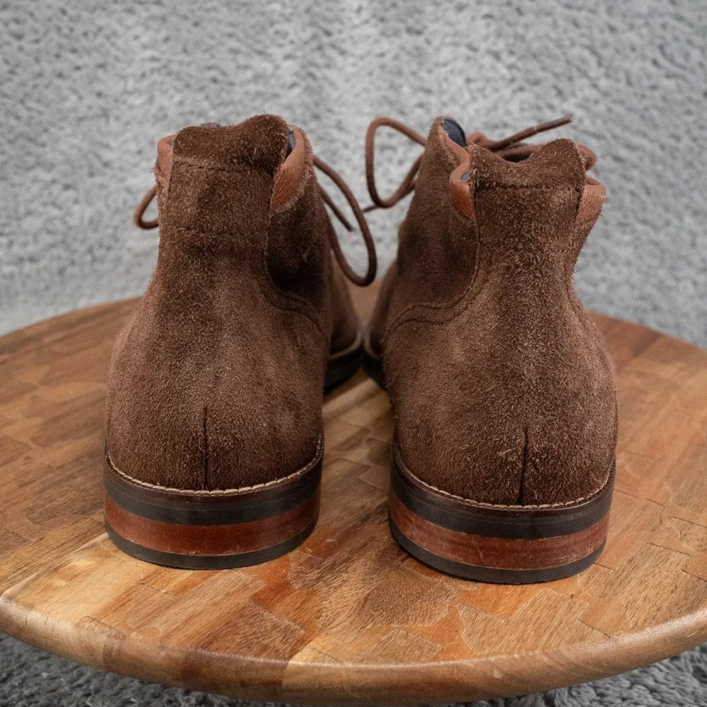 Cole Haan Ogden Boot Mens 11 Brown Good Suede Chukka Lace Up C26393
